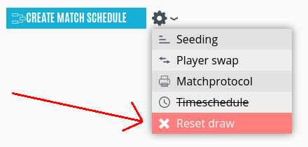 Reset schedule