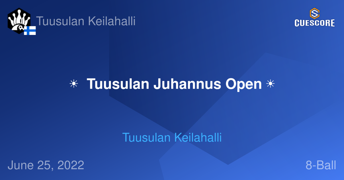 ☀ Tuusulan Juhannus Open ☀