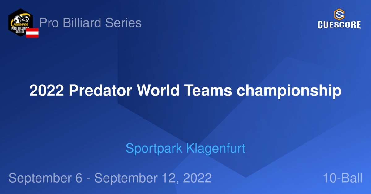 Predator World Teams Championship