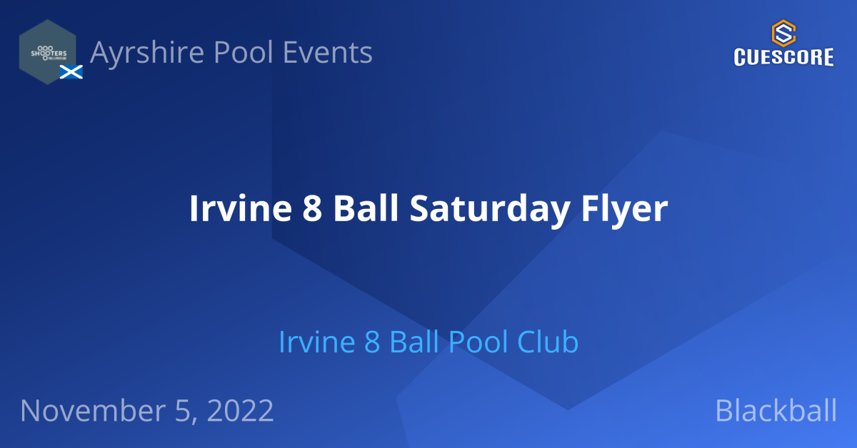 Irvine 8 Ball Pool Club