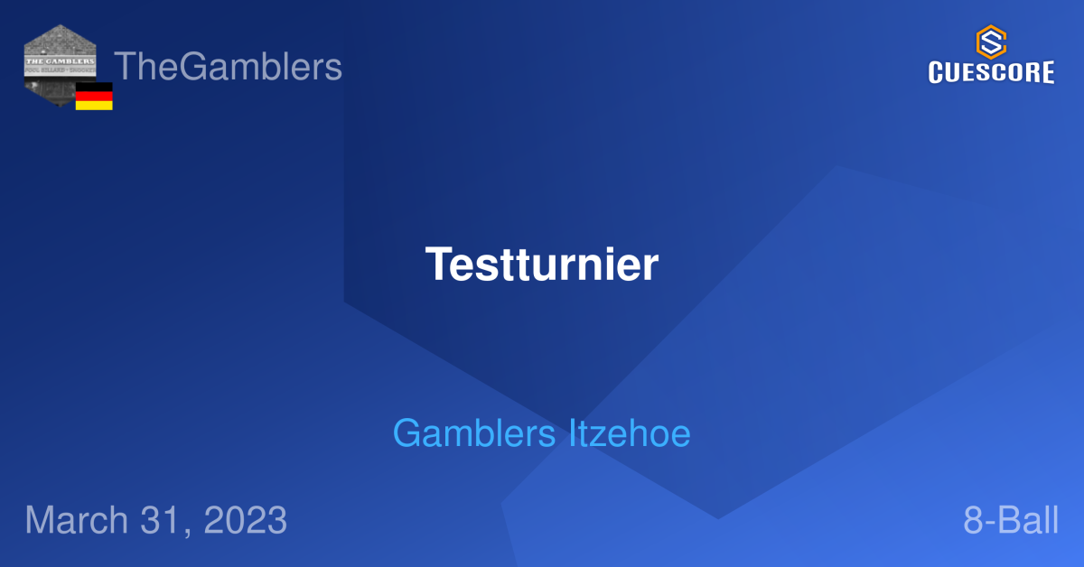 testturnier