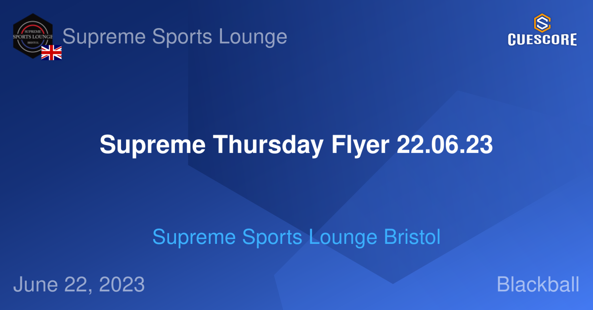 Supreme Sports Lounge Bristol