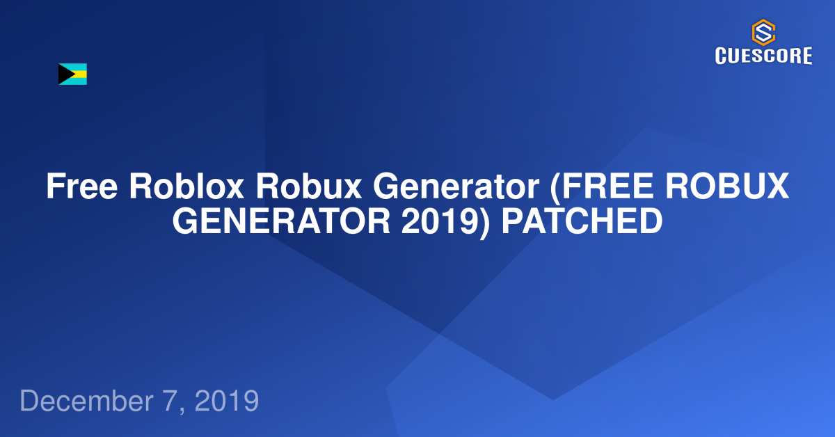 Free Roblox Robux Generator 2019